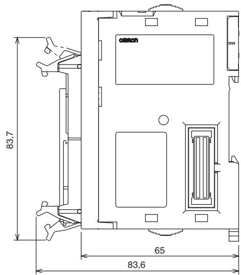 OMRON CJ - Dimensions des cartes - 4