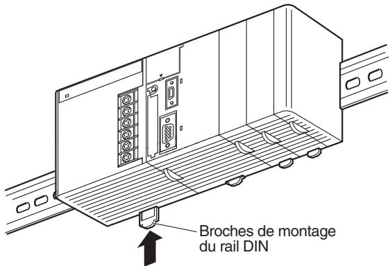 OMRON CJ - 5-2-6 Installation du rail DIN - 3