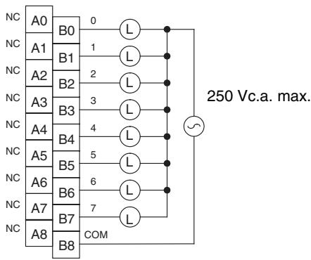 OMRON CJ - Connexions des borniers - 1