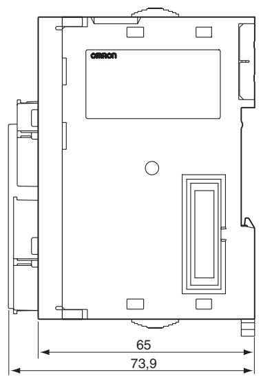 OMRON CJ - Dimensions des UC de régulation - 2