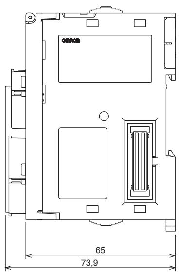OMRON CJ - Dimensions des cartes - 2