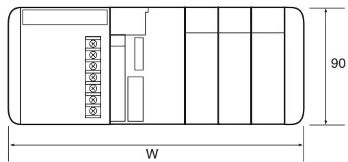 OMRON CJ - Dimensions (unité : mm) - 1