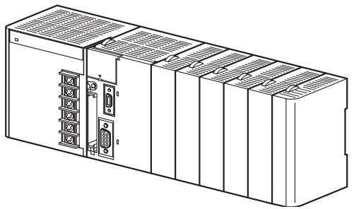 OMRON CJ - 5-2-3 Aspect de l'assemblage et dimensions - 1