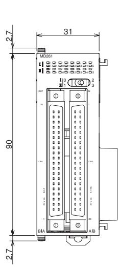 OMRON CJ - Cartes e/s standard à 64 points, connecteur MIL - 1