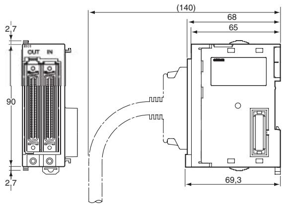 OMRON CJ - Dimensions des cartes - 14