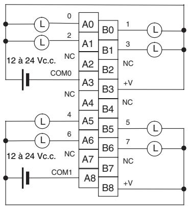 OMRON CJ - Connexions des borniers - 1