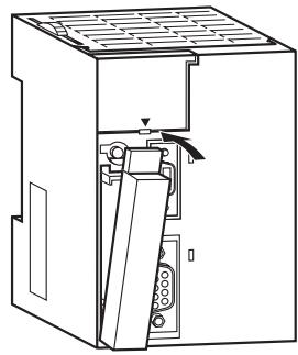 OMRON CJ - Retrait de la carte mémoire - 3
