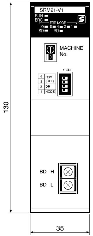 OMRON COMPOBUS-S - Dimensions - 1