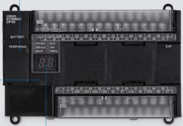 OMRON CP1H - Les fonctions intégrées très pratiques qui facilitent la maintenance - 1