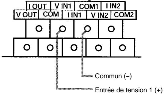 OMRON CPM2C - Câblage des E/S analogiques - 1