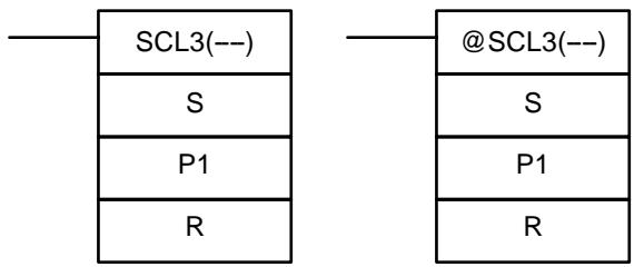 OMRON CPM2C - 7-19-12 BCD TO SIGNED BINARY SCALING - SCL3(--) - 1