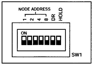 OMRON CPM2C - Paramètres définis à l'aide du micro-interrupteur - 1