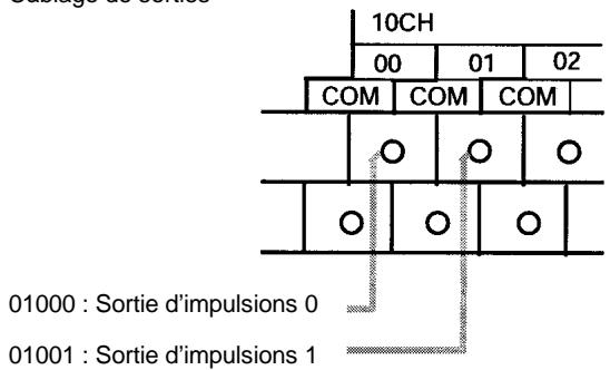 OMRON CPM2C - Câblage de sorties - 1
