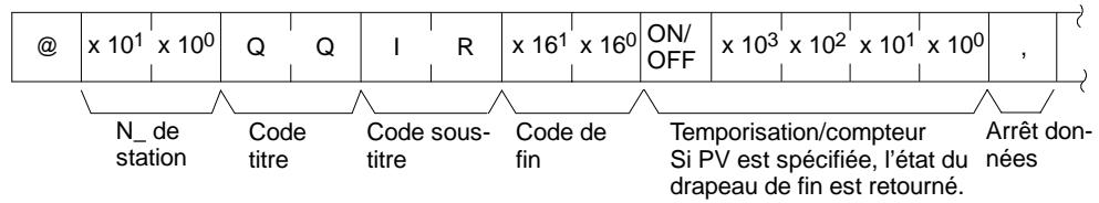 OMRON CPM2C - Format de réponse - 1