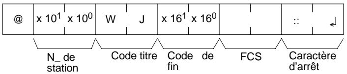 OMRON CPM2C - Format de réponse - 1