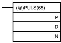 OMRON CPM2C - Définir le nombre d'impulsions - 1