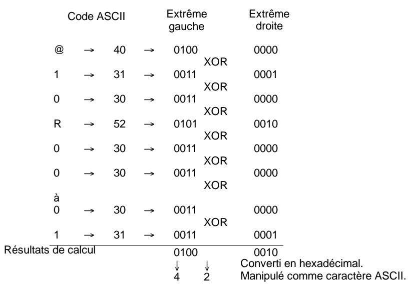 OMRON CPM2C - FCS (sequence de vérification de trame) - 2