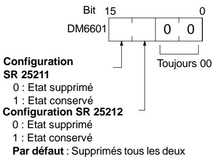 OMRON CPM2C - 1-2-2 Etat du bit de maintainen - 1