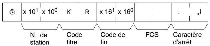 OMRON CPM2C - Format de réponse - 1