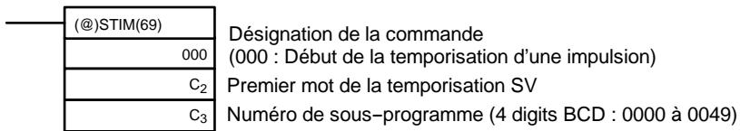 OMRON CPM2C - Mode à une impulsion - 1