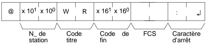 OMRON CPM2C - Format de réponse - 1