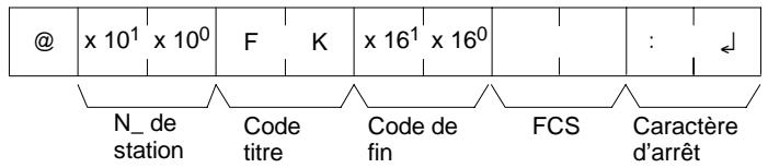 OMRON CPM2C - Format de réponse - 1