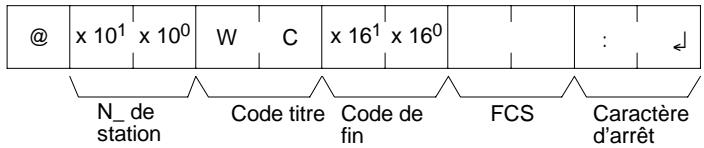 OMRON CPM2C - Format de réponse - 1