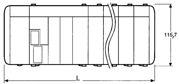 OMRON CQM1H - Encombrement - 1