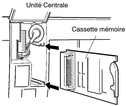 OMRON CQM1H - Installation d'une cassette mémoire - 1