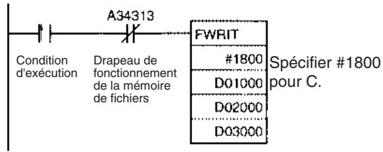 OMRON CS - Cx-Programmer v1.1 ou version inférieure : configuration indirecte du mot de contrôle - 2