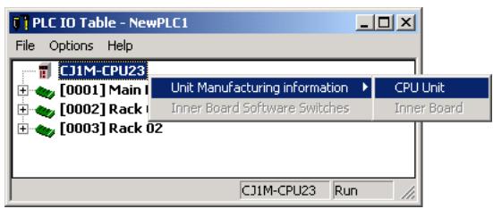 OMRON CS - Informations sur la fabrication de la carte - 1