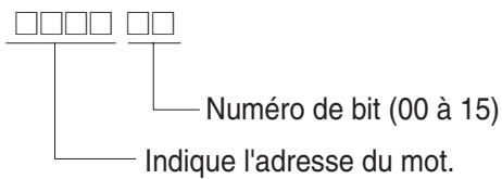 OMRON CS - Adresses bits - 1