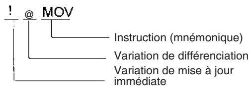 OMRON CS - 2-1-7 Variations des instructions - 1