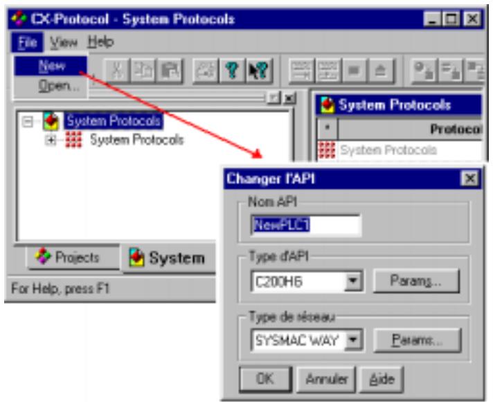 OMRON CX-PROTOCOL - Création d'un protocole - 1