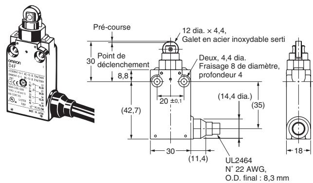 OMRON D4F - Mécanisme d'ouverture directe - 2