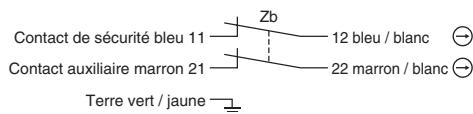 OMRON D4F - Numéros des bornes - 2