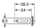 OMRON D4GS-N - Valeurs standard autorisées - 24