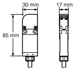 OMRON D4GS-N - Interrupteurs plats pour portes de sécurité avec contact à 3 bornes - 1