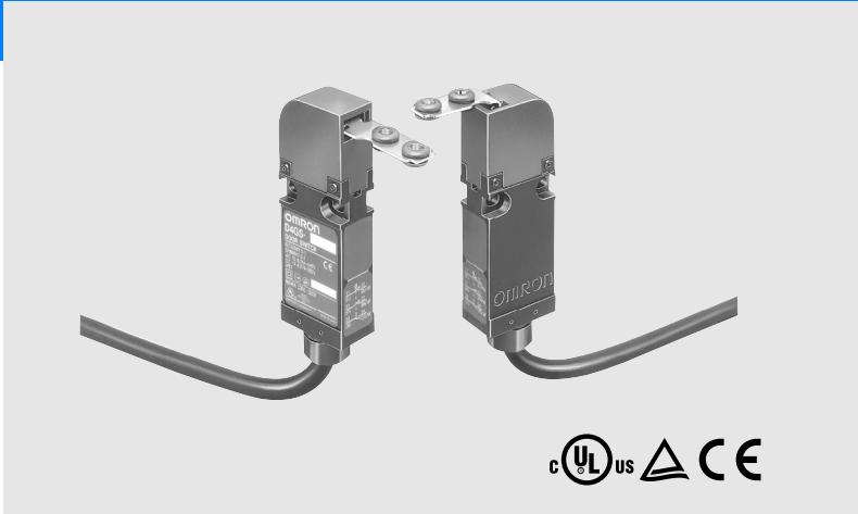 OMRON D4GS-N - Interrupteurs plats pour portes de sécurité avec protection IP67 - 1