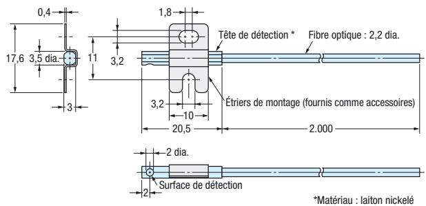 OMRON E32 - Dimensions du produit - 1