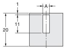 OMRON E3S-C - Diaphragme long de type enchachieble (pour le modele de type barrageage) - 2