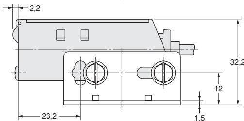 OMRON E3S-C - Modèle de type barrageage (modèle vertical) E3S-CT61(-M1J) - 6