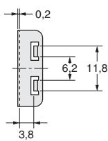 OMRON E3S-C - Diaphragme long de type enchachieble (pour le modele de type barrageage) - 3