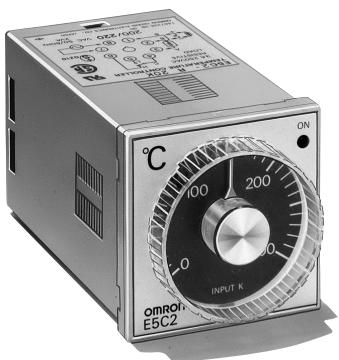 OMRON E5C2 - Régulateur de température de format DIN (48 x 48 mm) à sélection analogique - 1