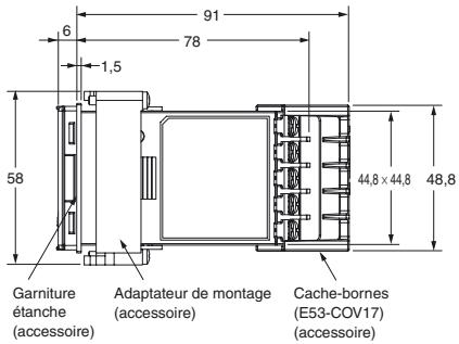 OMRON E5CN - Modèles avec bornes - 3