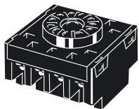 OMRON E5CN - Socle à connexion arrière - 1