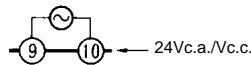 OMRON E5CS-X - Branchements - 2