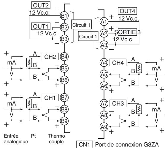 OMRON EJ1G - ■ Connexion externe - 1