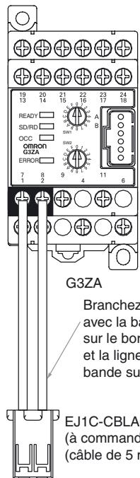 OMRON EJ1G - Connexion à G3ZA (EJ1G-TC) - 2