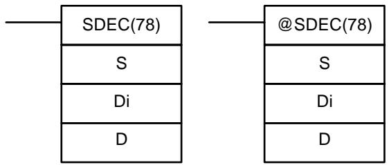 OMRON SRM1 - 7-19-7 7-SEGMENT DECODER - SDEC(78) - 1